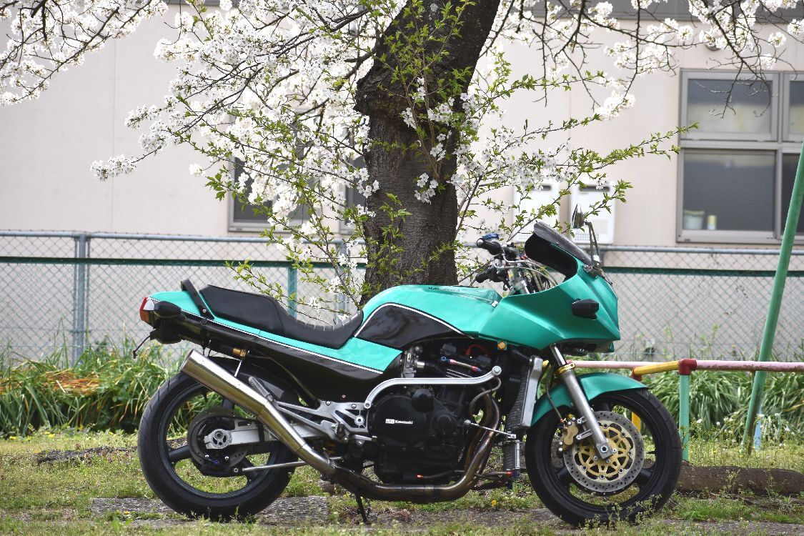 ★個人出品!!　落札でオイル交換、プラグ交換サービス!!　1985年式　GPZ750R　G1!!　希少!!　実走行実働旧車!!　カスタムパーツ多数!!★_画像9