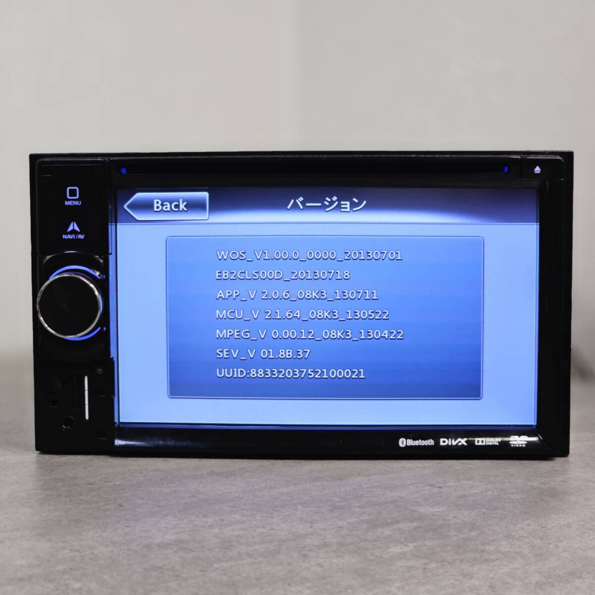 日本全国送料無料 動作保証付☆クラリオン NX403 メモリーナビ ★地図2013年★BLUETOOTH TV(フルセグ)USB CD DVD★B28405★の画像2