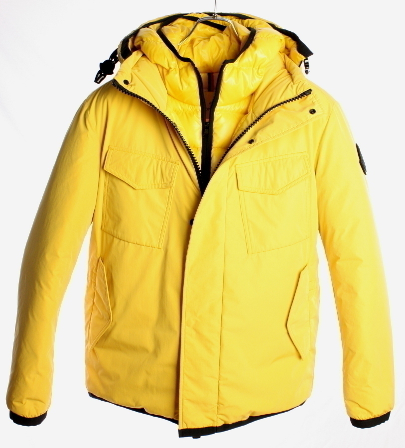 20AW　モンクレール レイヤード ナイロン ダウン ジャケット　イエロー　　国内正規品 MONCLER #A2_画像3