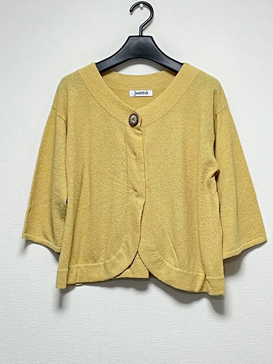 ★新品★Jocomomola(ホコモモラ)/コットン×レーヨン カーディガン ボレロ ◎Ｍ～Ｌ_画像1