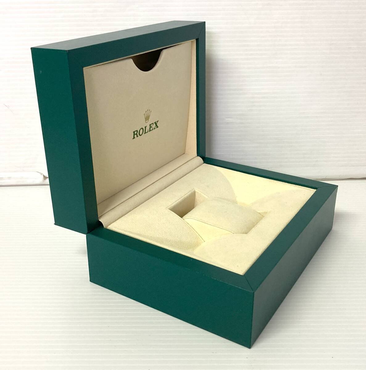 ★☆美品 純正 ROLEX ロレックス DAY-DATE デイデイト ベージュ 現行 Lサイズ 腕時計ケース BOX 冊子 パスケース ウォッチケース 202☆★の画像4