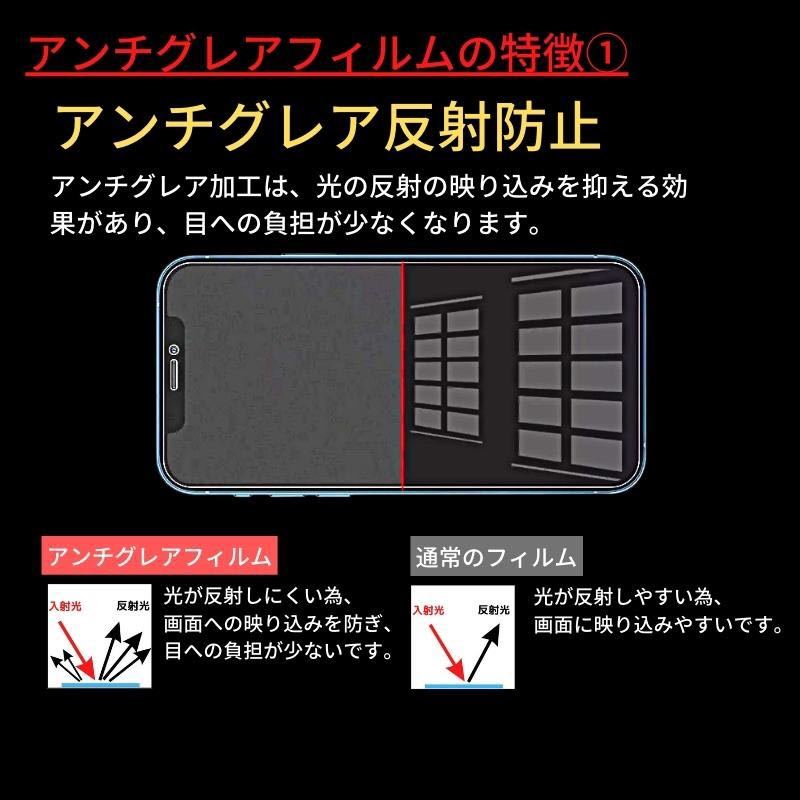 iPhone 7/8/SE2/SE3 セラミック アンチグレア ブルーライトカット フィルム 割れない 指紋防止 反射防止 非光沢_画像7