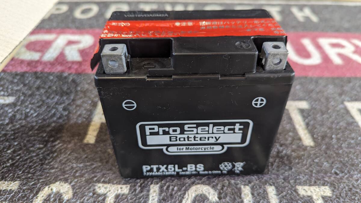 バッテリー プロセレクト PTX5L-BS 液別 欠品無_バッテリー本体