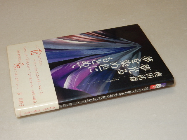 A1185〔即決〕識語署名(サイン)落款『夢光る夢を染め色にもとめて』奥田祐斎(評言社)2001年初版・帯〔状態：並/多少の痛み等があります。〕_画像1