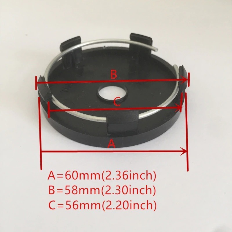 ■ アルファロメオ ホイールキャップ 60mm ■ ゴールドロゴ 4個セット_画像2