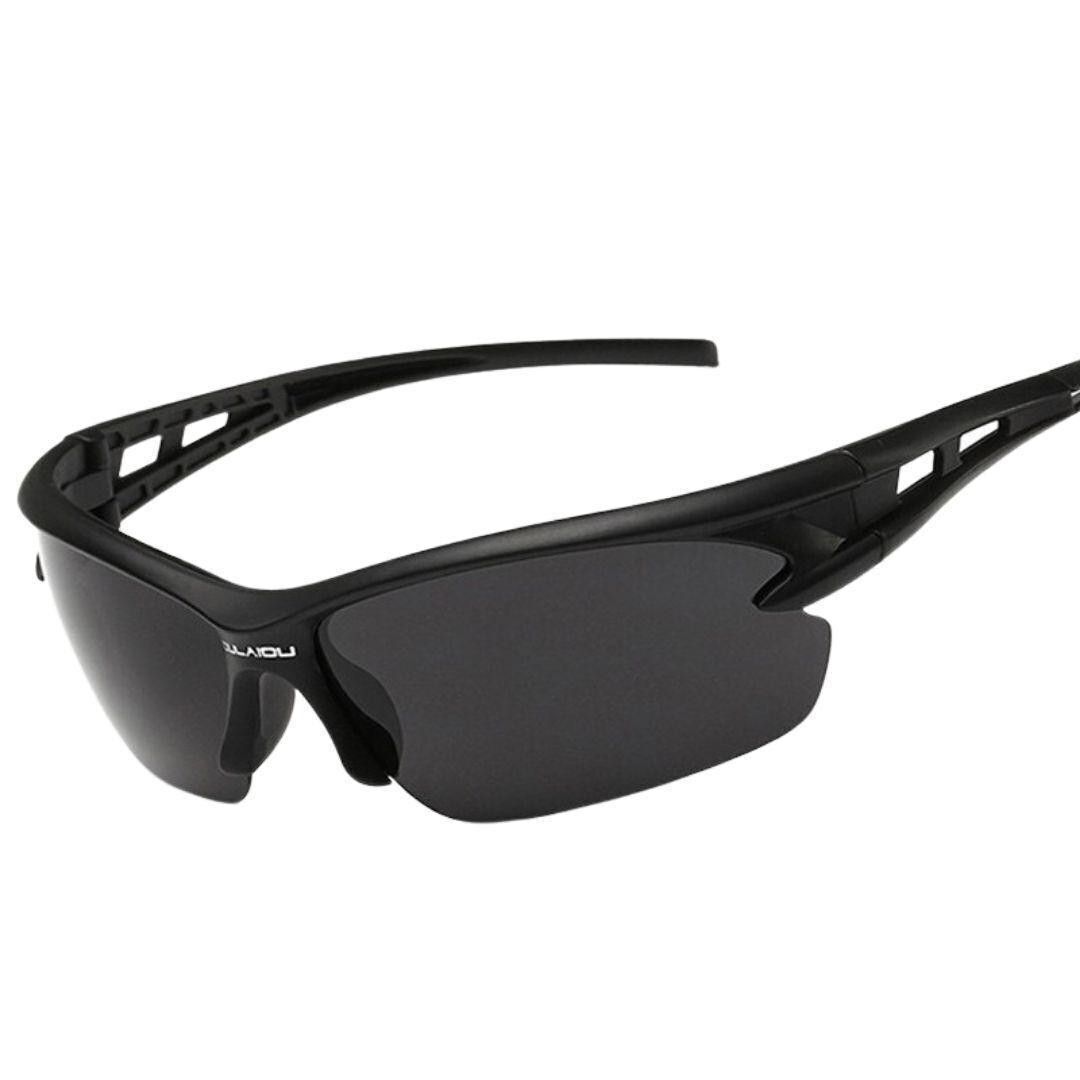 【サングラス♪】スポーツサングラス　ＵＶ４００対応 ブラック 自転車　ランニング　ゴルフ 紫外線カット 男女兼用 サングラス　 偏光　黒