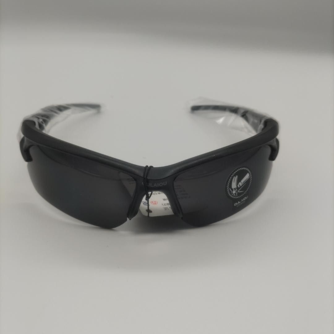 【大人気♪】スポーツサングラス ＵＶ４００対応 自転車 ランニング ゴルフ 紫外線カット 男女兼用 サングラス  偏光 黒の画像7