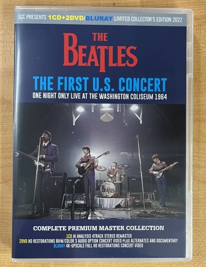 THE BEATLES / THE FIRST U.S. CONCERT (WASHINGTON COLISEUM 1964) (1CD+2DVD+1BD-R)_画像1