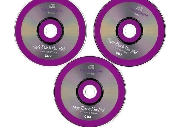 [3CD] PRINCE and The Revolution / PURPLE RAIN IN NEW YORK PURPLE RAIN TOUR 1985 新品輸入プレス盤_画像3