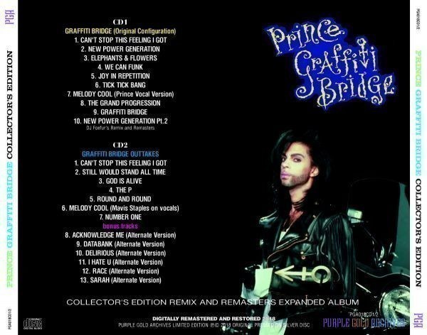 [2CD] PRINCE / GRAFFITI BRIDGE:COLLECTOR'S EDITION PURPLE GOLD ARCHIVES 新品輸入プレス盤_画像4