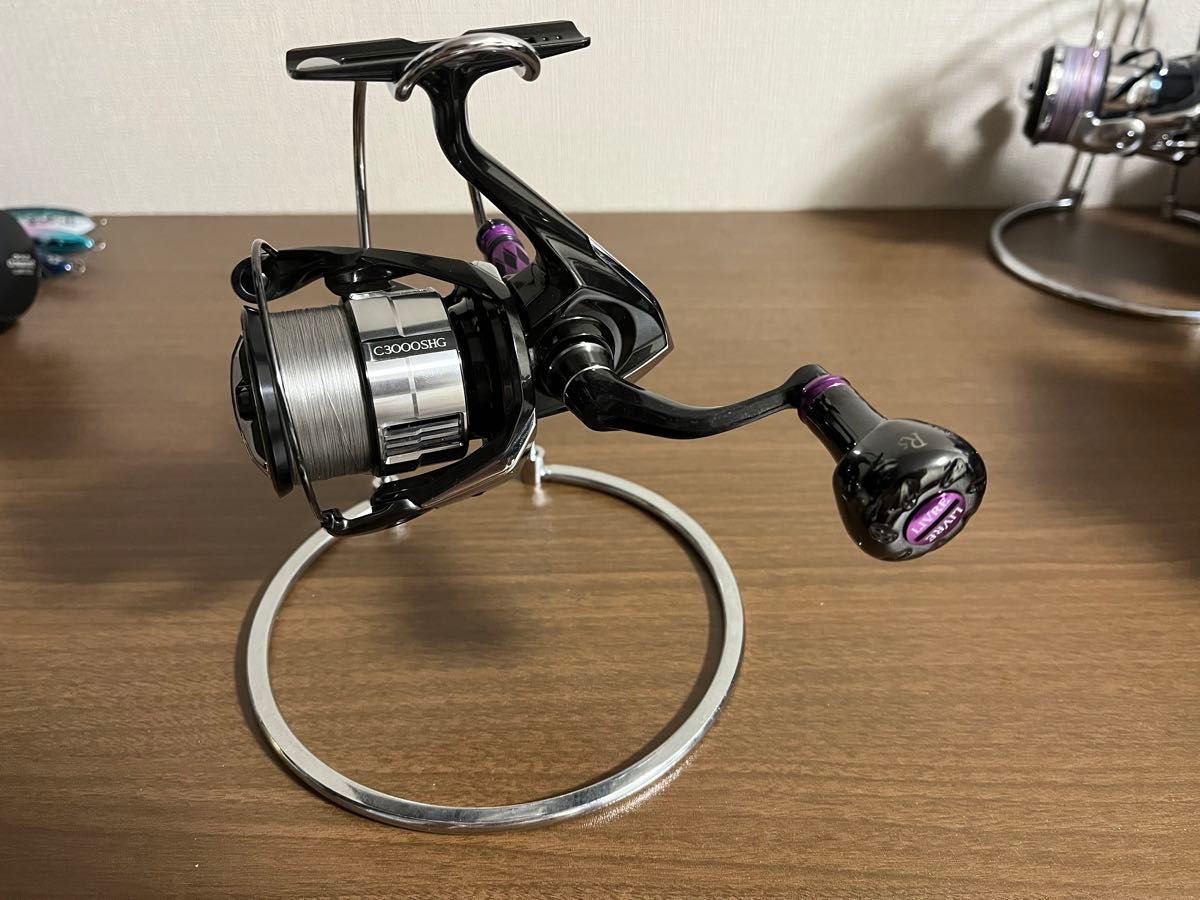 SHIMANO 23ヴァンキッシュ　C3000SHGDH リブレ限定カラーEF30ノブ　スクイッドマニア限定リールスタンド