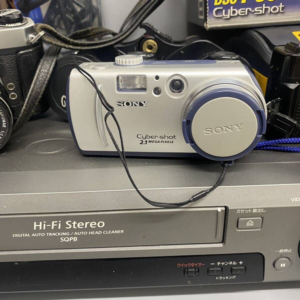 1 jpy . summarize camera binoculars video cassette recorder VHS Sony Olympus Ricoh Pentax yo deer case 8 point present condition goods 