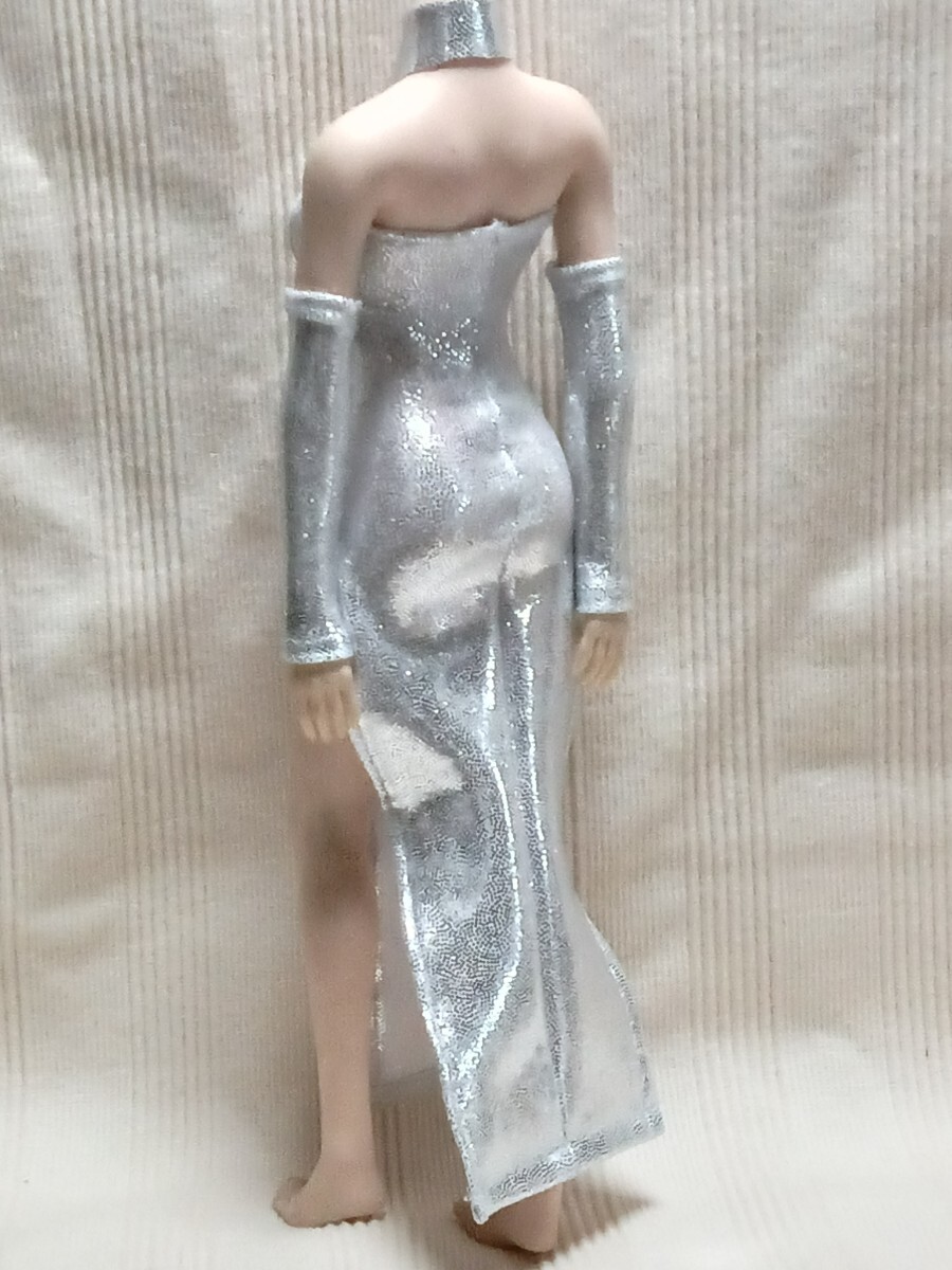 TBLeague*Phicen*fa Ise n[S07][S42] put on . attaching possible : silver diamond tube top dress both side slit entering 