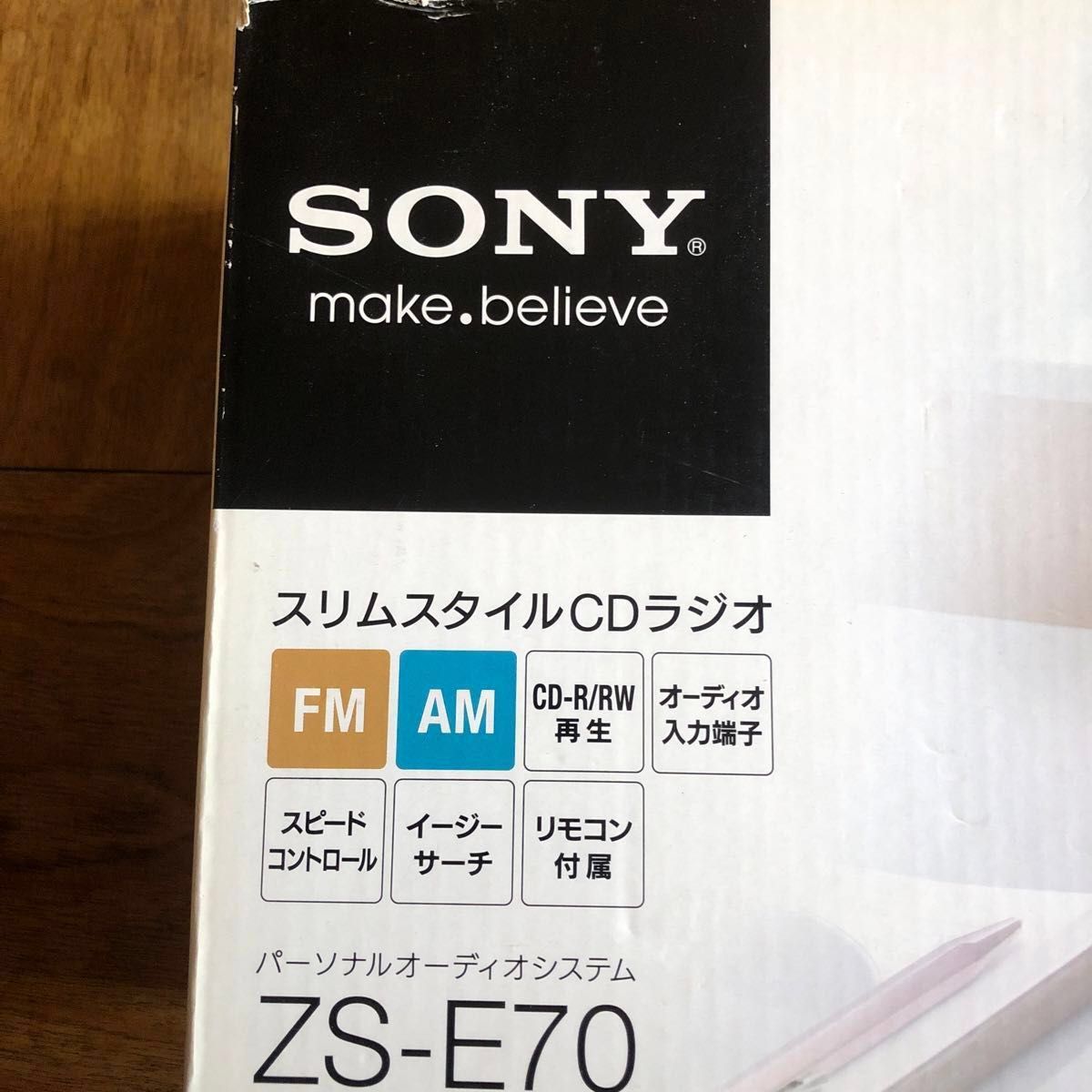SONY CDラジオ E70 ホワイト ZS-E70/W ホワイト 付属品あり 動作 SONY CDラジオ E70 ホワイト ZS-E70/W ホワイト 付属品あり 動作