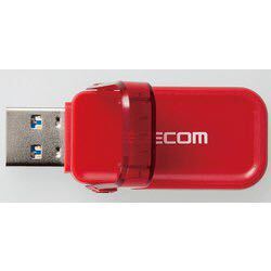 エレコム ELECOM USB3.1（Gen1）対応 高速 フリップキャップ式USBメモリ セキュリティ Mac対応 64GB レッド MF-FCU3064GRD 未使用品_画像3