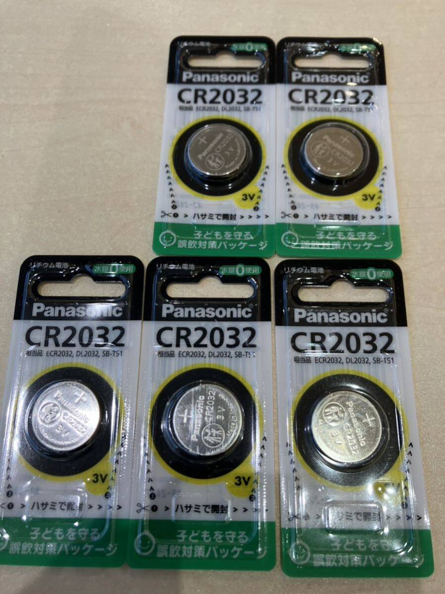 パナソニック Panasonic CR2032P [コイン形リチウム電池] 未使用品 5個セットの画像1