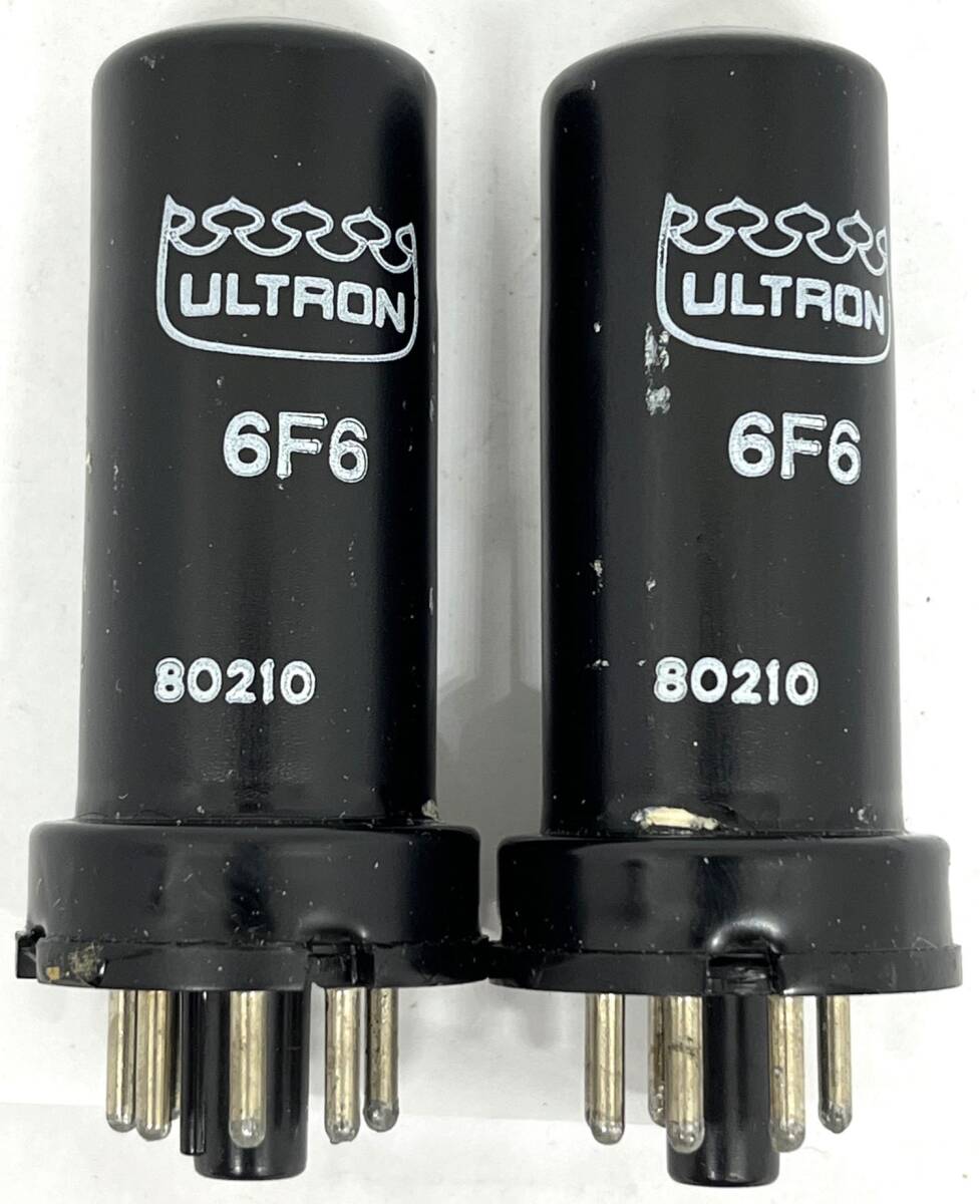 ULTRON 6F6 メタル管 2本 動作未確認_画像2