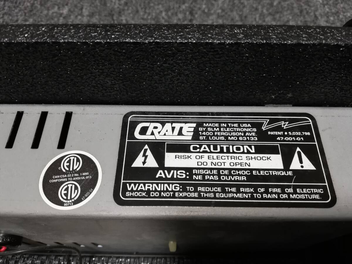 CRATE　クレイト　GX-15R　2CHギターアンプ　コンボ　15ｗ出力　リバーブ搭載　米国製　中古品_画像6