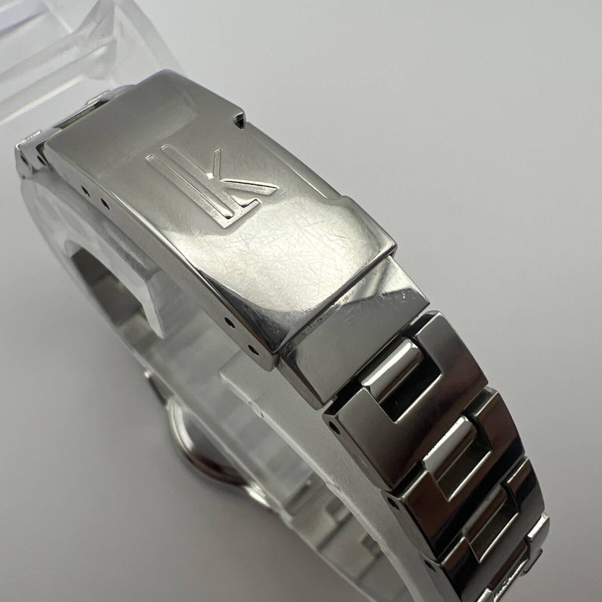 セイコー　ルキア　SEIKO　LUKIA　1F21-0L90　レディース腕時計　10Pダイヤ　クォーツ　デイト　シルバーカラー　文字盤ネイビー　現状品_画像6