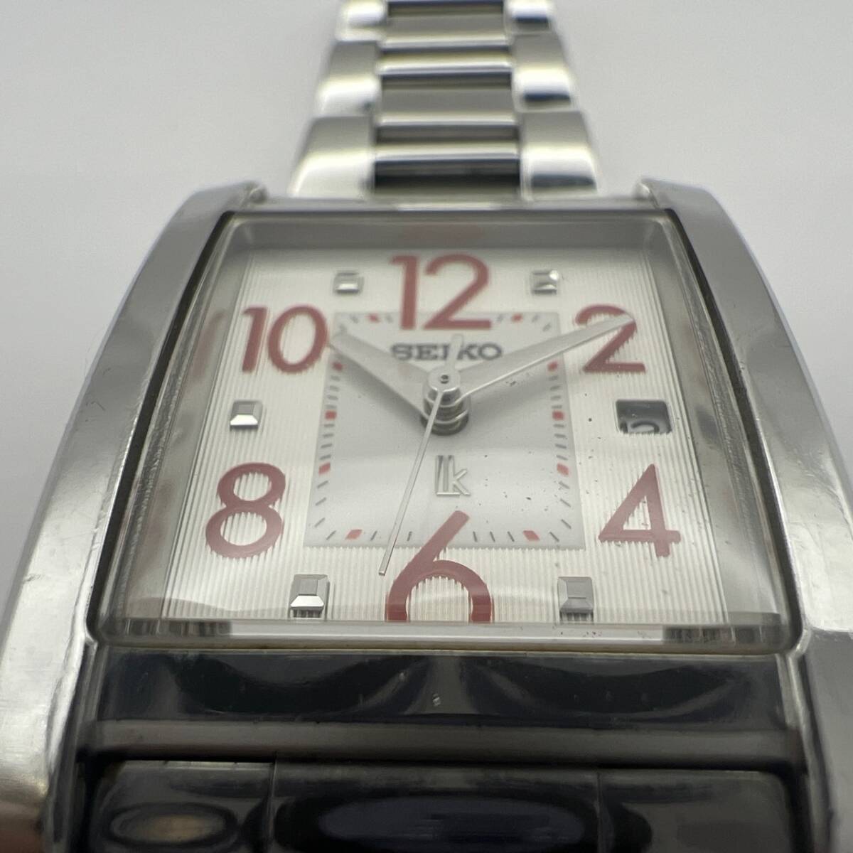 セイコー　SEIKO　LUKIA　7N82-0DK0　レディース腕時計　クォーツ　デイト　シルバーカラー　現状品_画像9