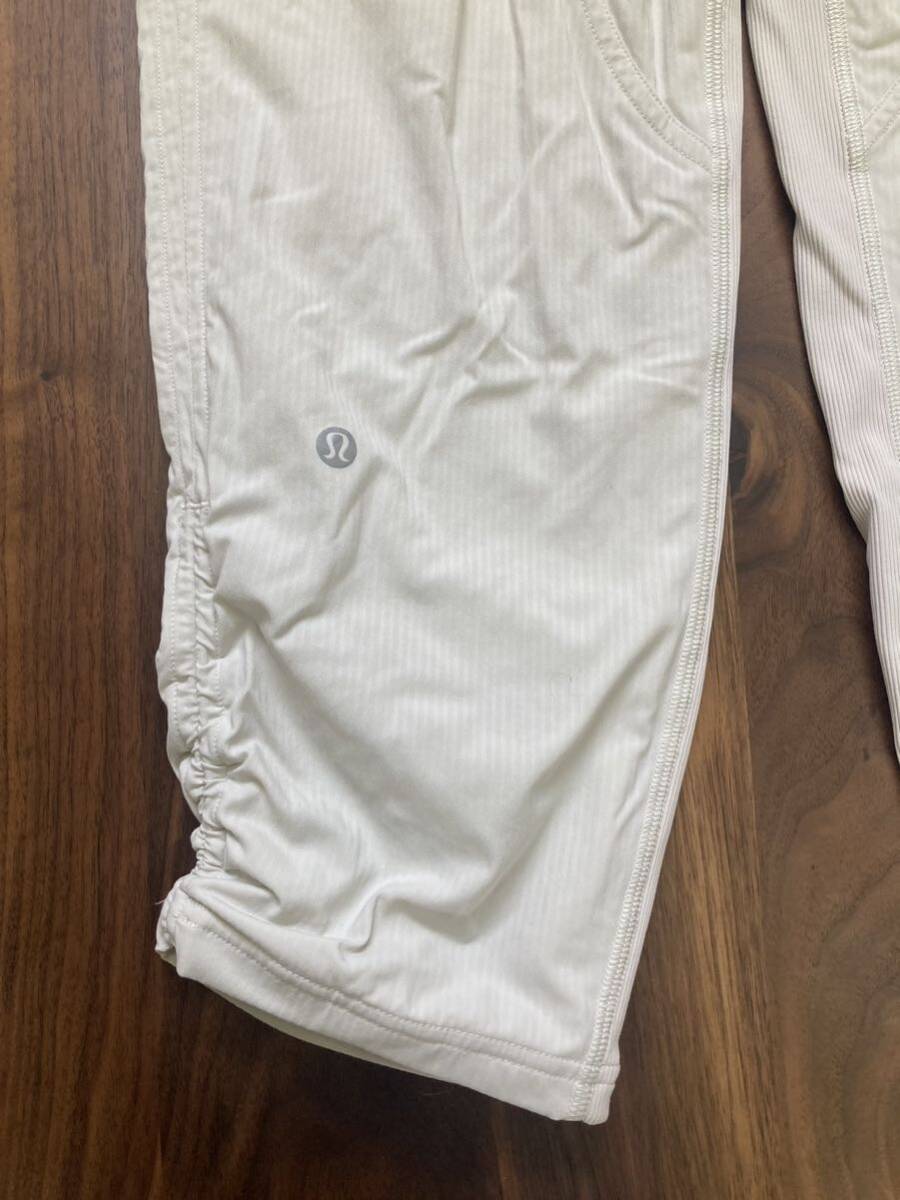 lululemon◆ルルレモン◆2023新品購入◆Dance Studioミッドライズクロップパンツ◆サイズ４◆ボーン◆美品_画像8