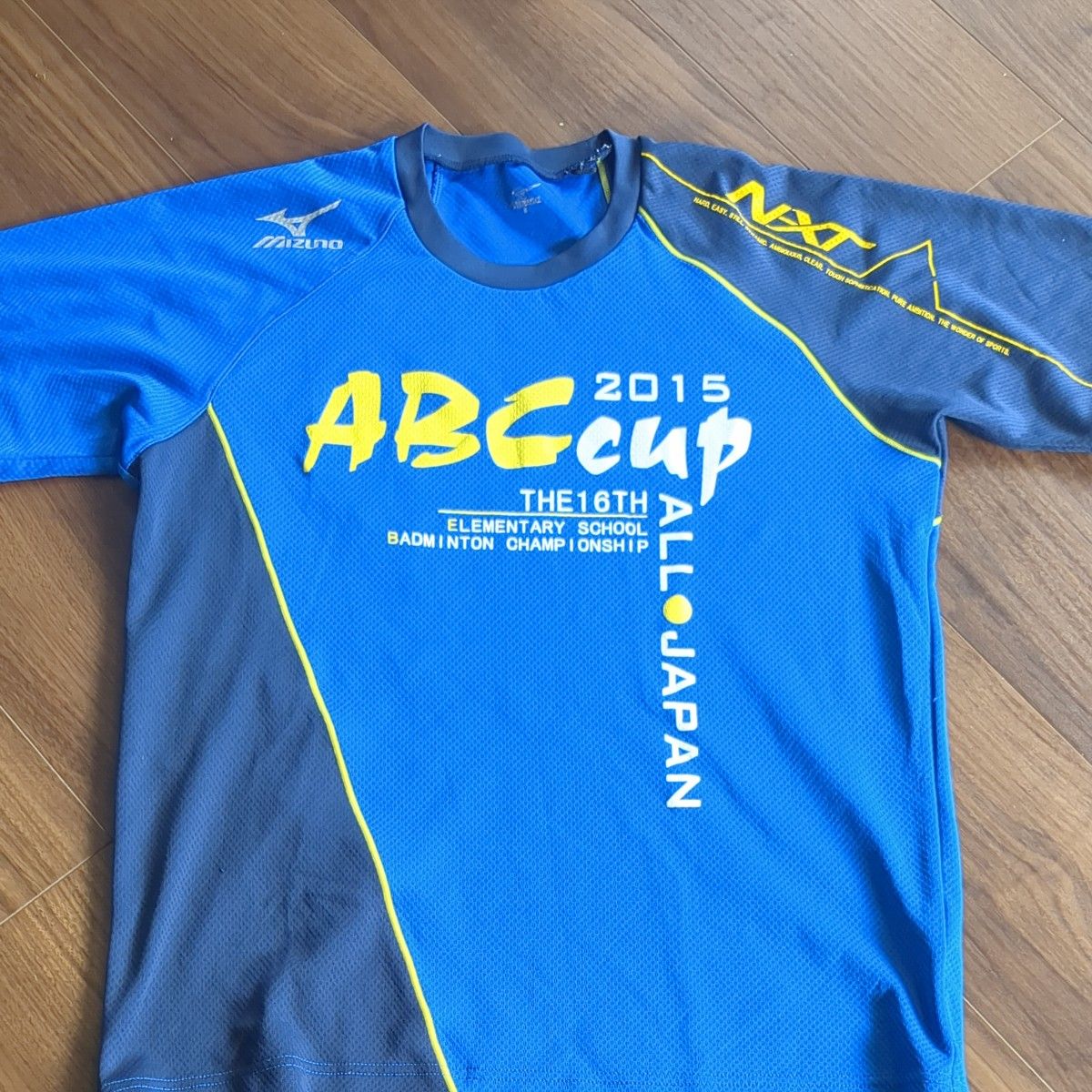 ミズノ　MIZUNO　バドミントン　ABC大会　記念Tシャツ　　S　