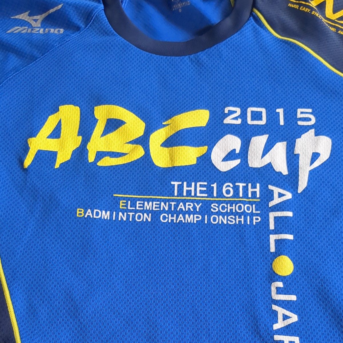 ミズノ　MIZUNO　バドミントン　ABC大会　記念Tシャツ　　S　