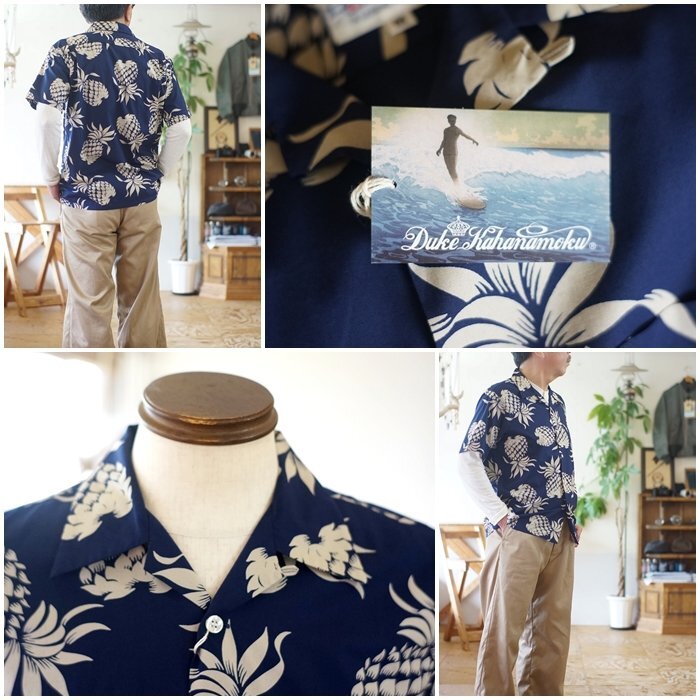 DUKE KAHANAMOKU 　デューク・カハナモク 　　TOYO　サンサーフ　SUNSURF　アロハシャツ　ハワイアンシャツ　DK37811 サイズM_画像3