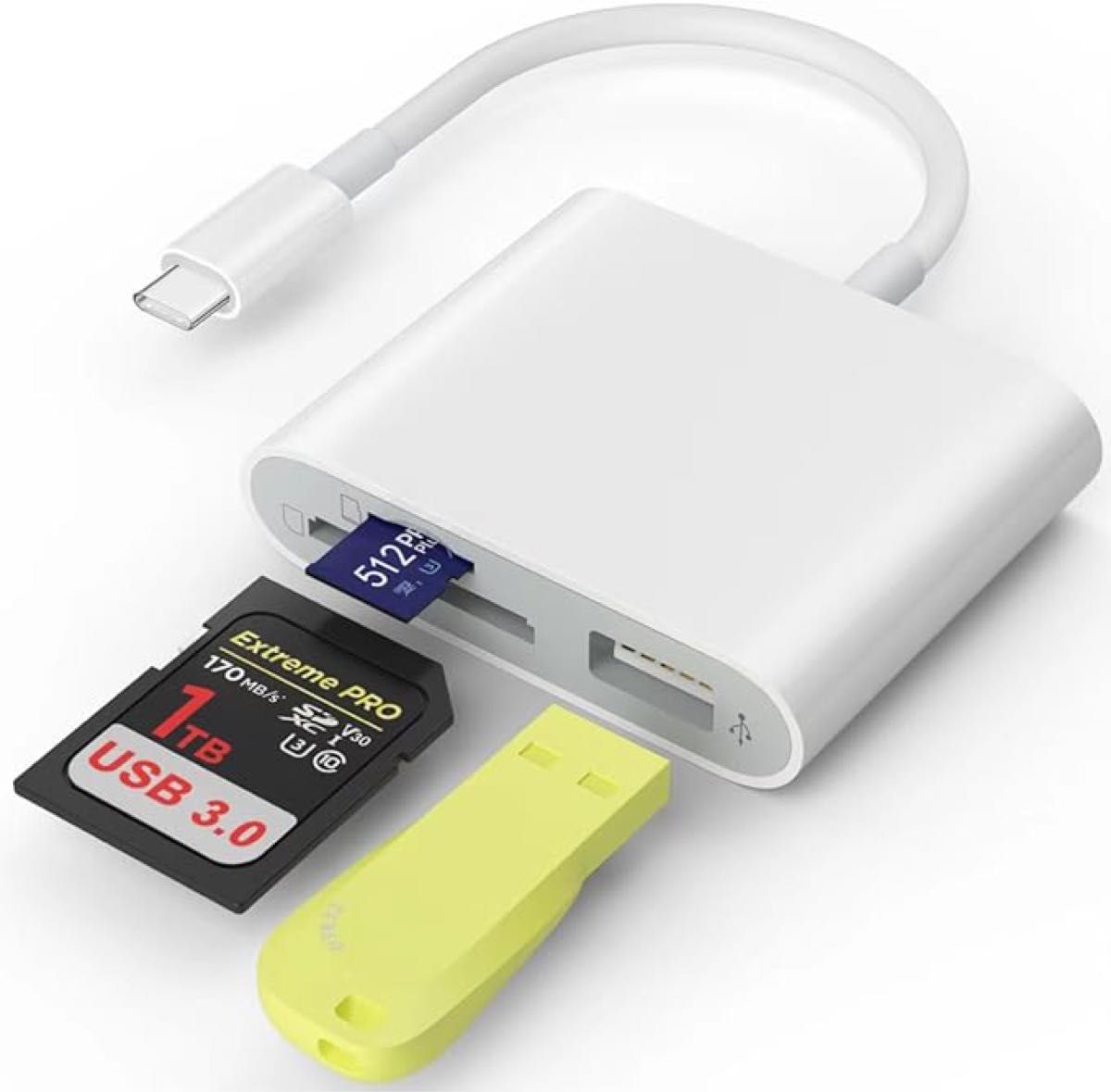 USB C SDカードリーダー SD MicroSD スマートフォンタブレット用