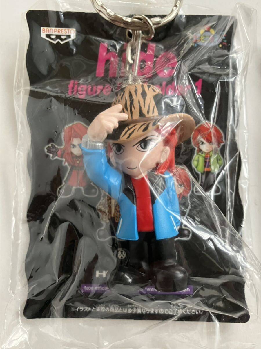 バンプレスト hide figure & keyholder 1 未開封2種類2個セット 2001年当時 プライズ景品の画像2