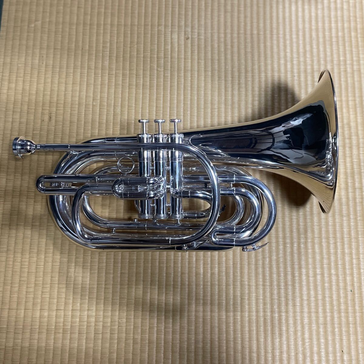 【レア】バリトンビューグル Baritone Bugle カンスタル Ｖ３ Kanstul マーチングの画像1