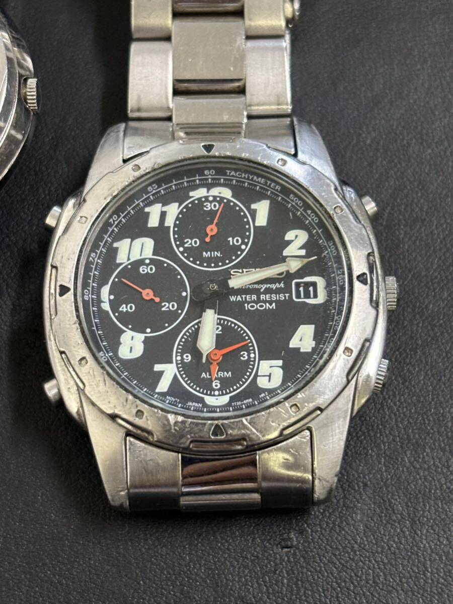 1円〜 SEIKO 3点 7B22-0AC0 0723-6000 7T32-6M30 稼働品 メンズ時計 セイコーの画像4