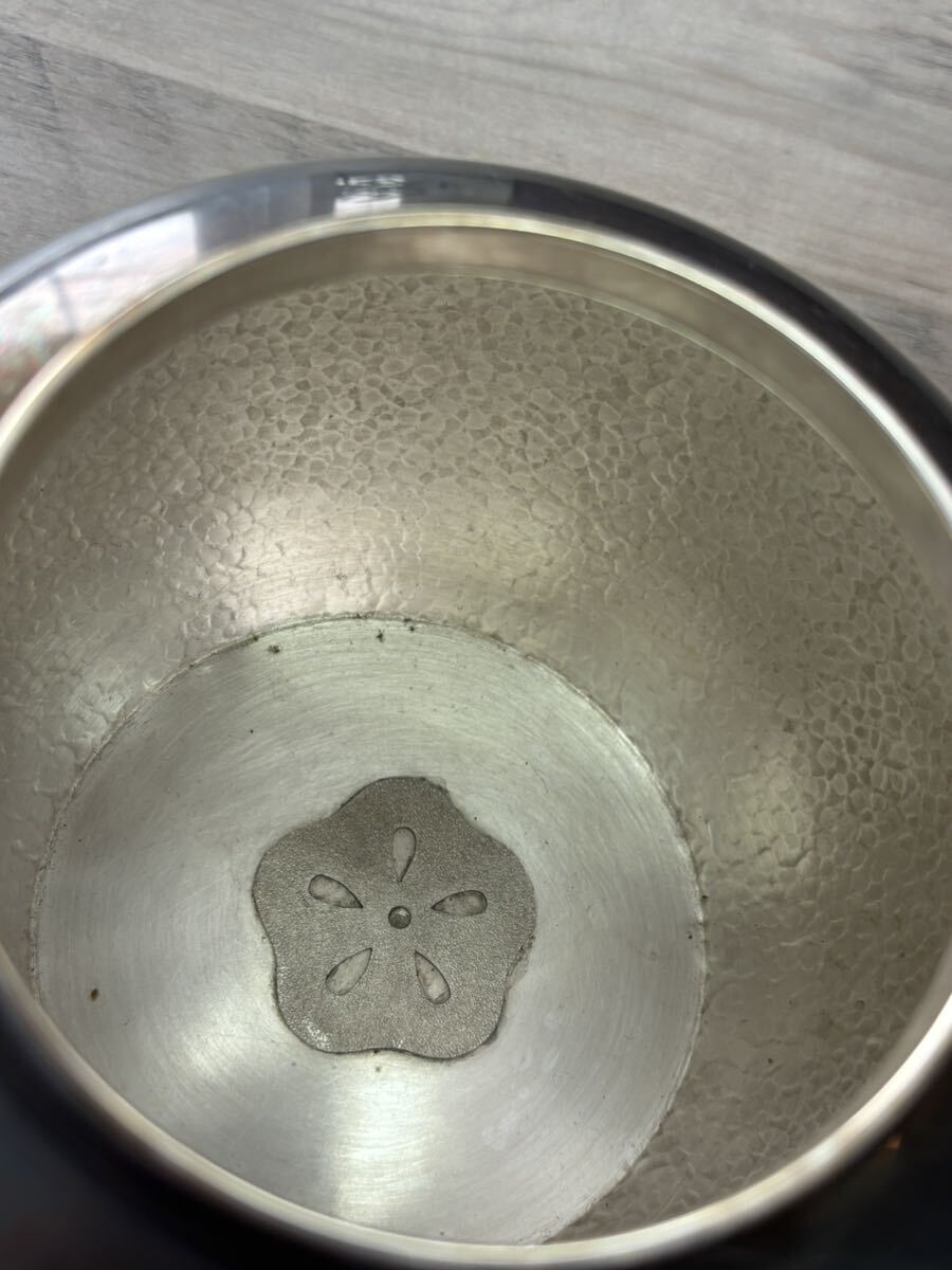 1円〜 純銀　銀瓶　湯沸 茶道具 総重量472g 時代物　