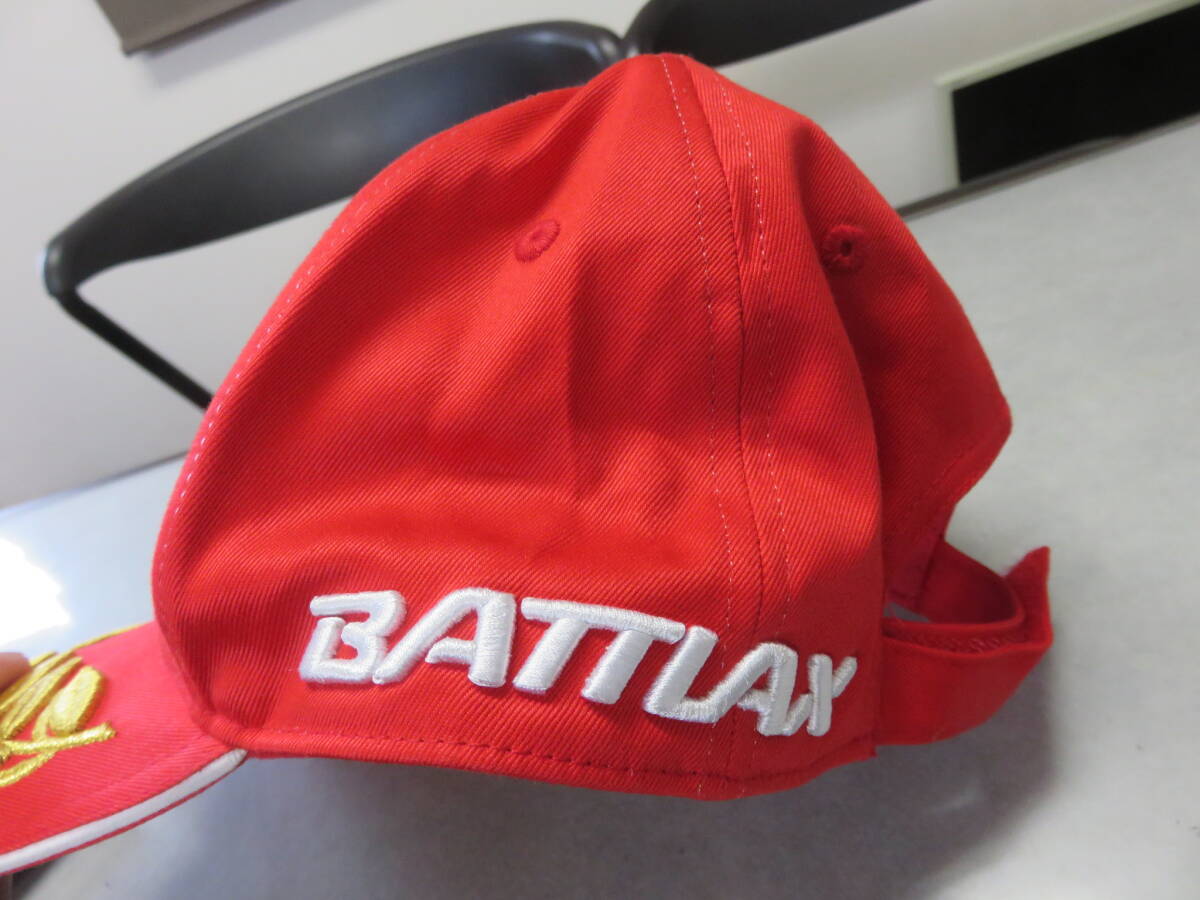 送料３７０円 未使用品 ブリジストン 帽子 キャップ バトラックス 赤 レースキャップの画像4