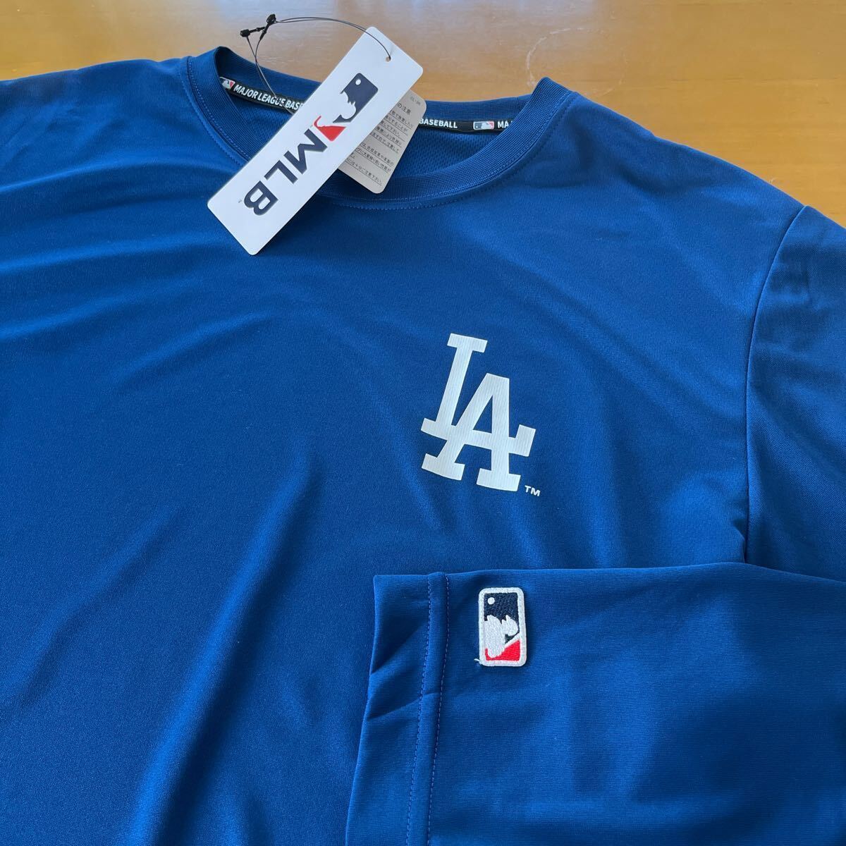 ＬＬサイズ サラサラドライ長袖シャツ 新品 ロサンゼルス ドジャース MLB メジャーリーグ 大谷翔平の画像1