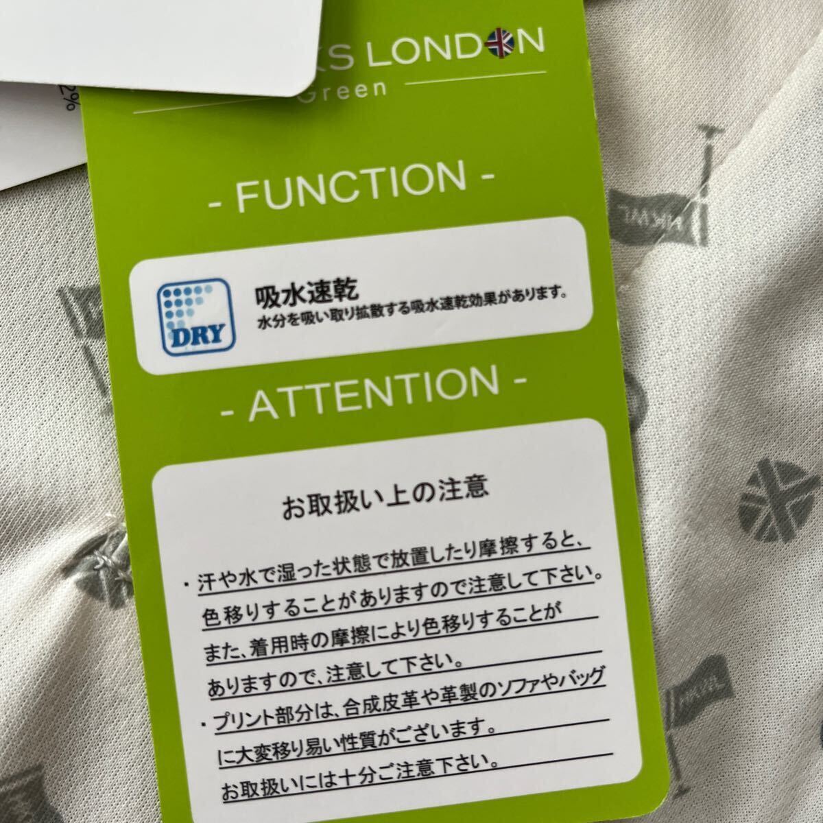 Mサイズ春物新品 HK WORKS LONDON Green コシノ ヒロコ GOLF ゴルフ サラッと快適　3WAYシャツ二枚セット_画像6