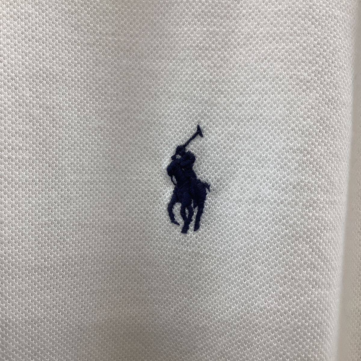 Polo Ralph Lauren for Ron Herman The Earth Polo ロンハーマン別注 ポロバイラルフローレン ポロシャツ ホワイト size M 77163の画像4