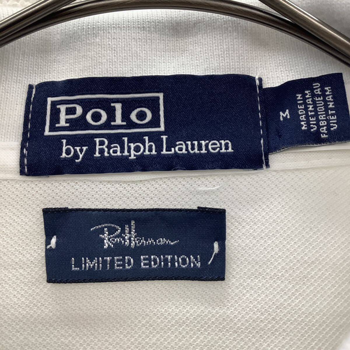 Polo Ralph Lauren for Ron Herman The Earth Polo ロンハーマン別注 ポロバイラルフローレン ポロシャツ ホワイト size M 77163の画像6