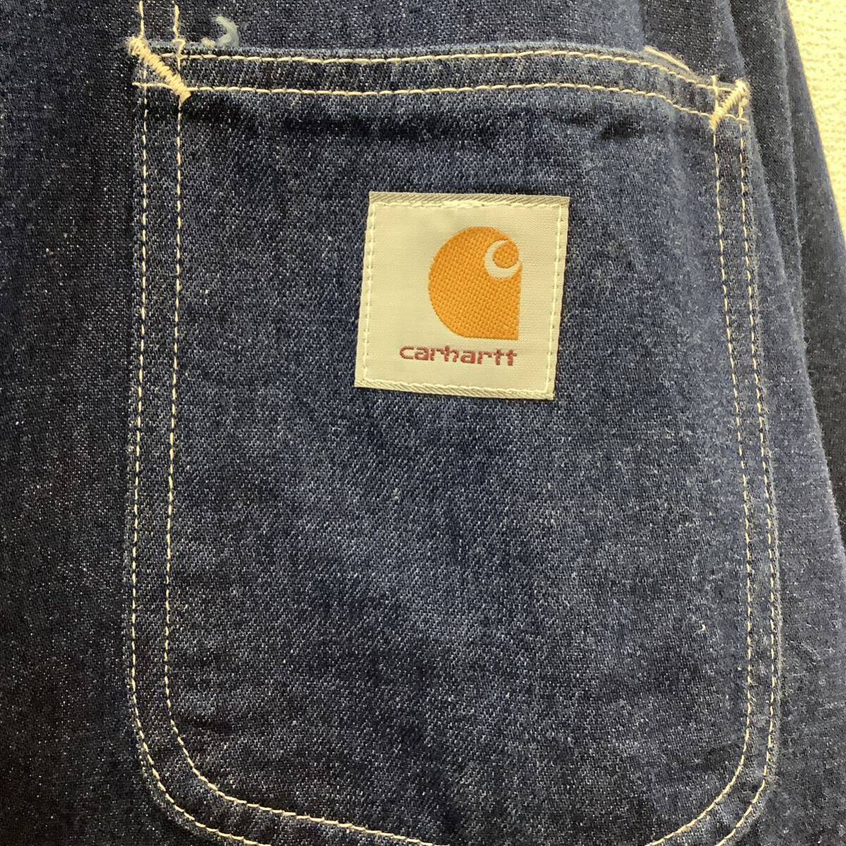 Carhartt 80s カーハート デニム カバーオール ワークジャケット USA製 size 44 ビンテージ 古着 78785