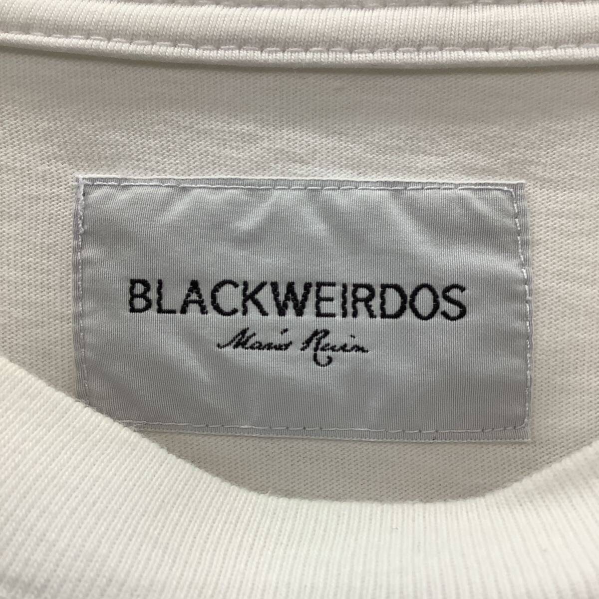 BLACKWEIRDOS ブラックウィドー UCLA Tee オーバーサイズ カレッジ size L ホワイト 79133