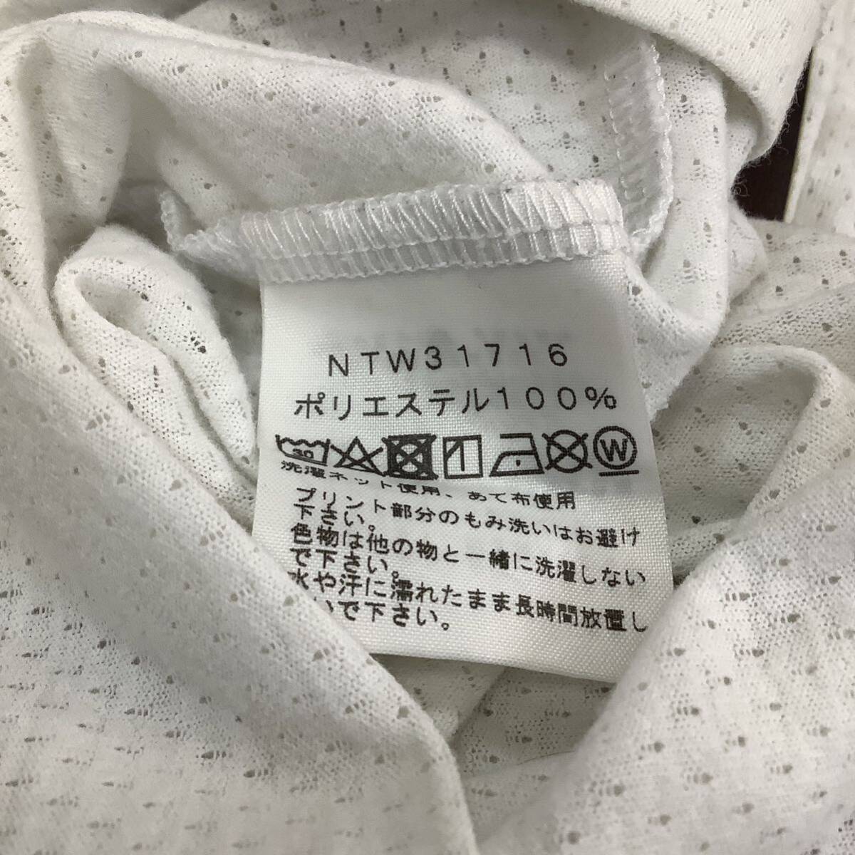 THE NORTH FACE ノースフェイス S/S WATERSIDE 半袖Tシャツ アウトドア ホワイト size L 79138_画像6