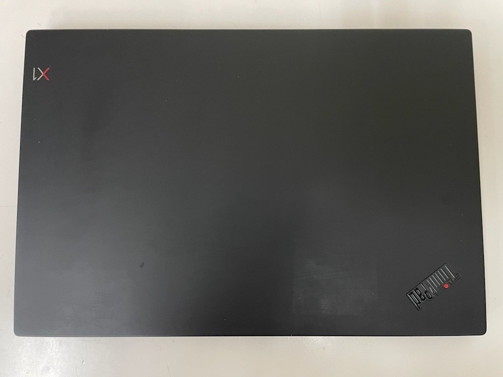 【UEFI起動確認済み／中古】ThinkPad X1 Carbon [TYPE 20KG-S20H00] (Core i5-8250U, RAM8GB, SSD 無し) 本体＋ACアダプタ ⑤の画像2