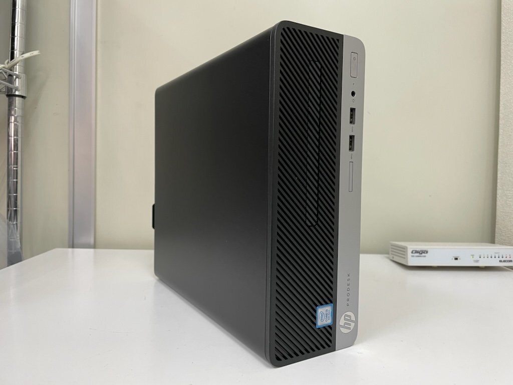 【BIOS起動確認済み／中古】ProDesk 400 G5 SFF（Core i3-8100, RAM12GB, SSD/HDD無し）★本体＋ACケーブル　⑤_画像1