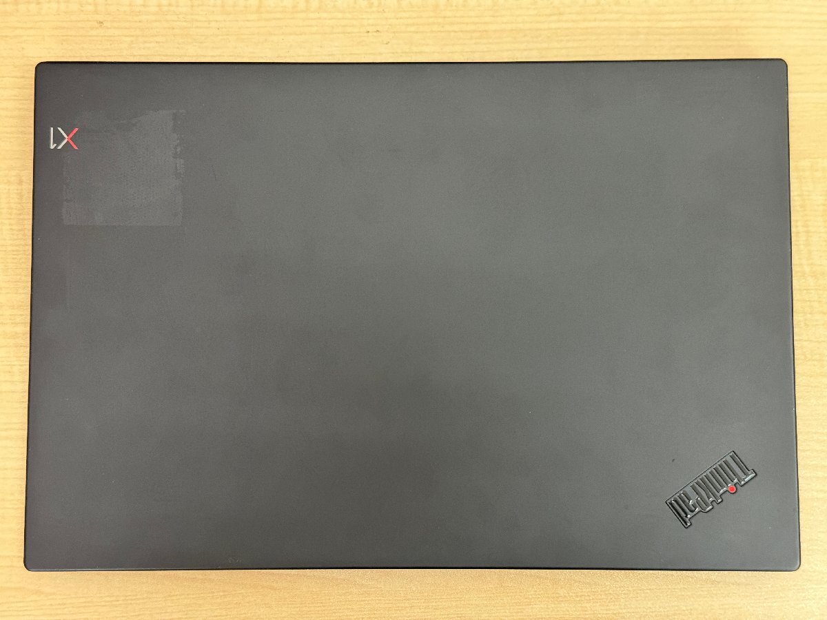 【UEFI起動確認済み／中古】ThinkPad X1 Carbon [TYPE 20KG-S20H00] (Core i5-8250U, RAM8GB, SSD 無し) 本体＋ACアダプタの画像2
