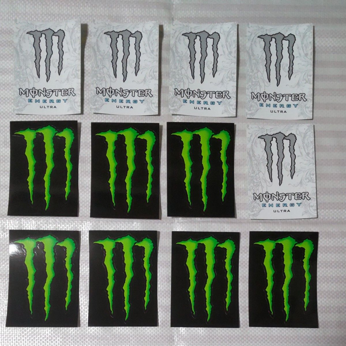 MONSTER ENERGY モンスターエナジー ステッカー 2種12枚