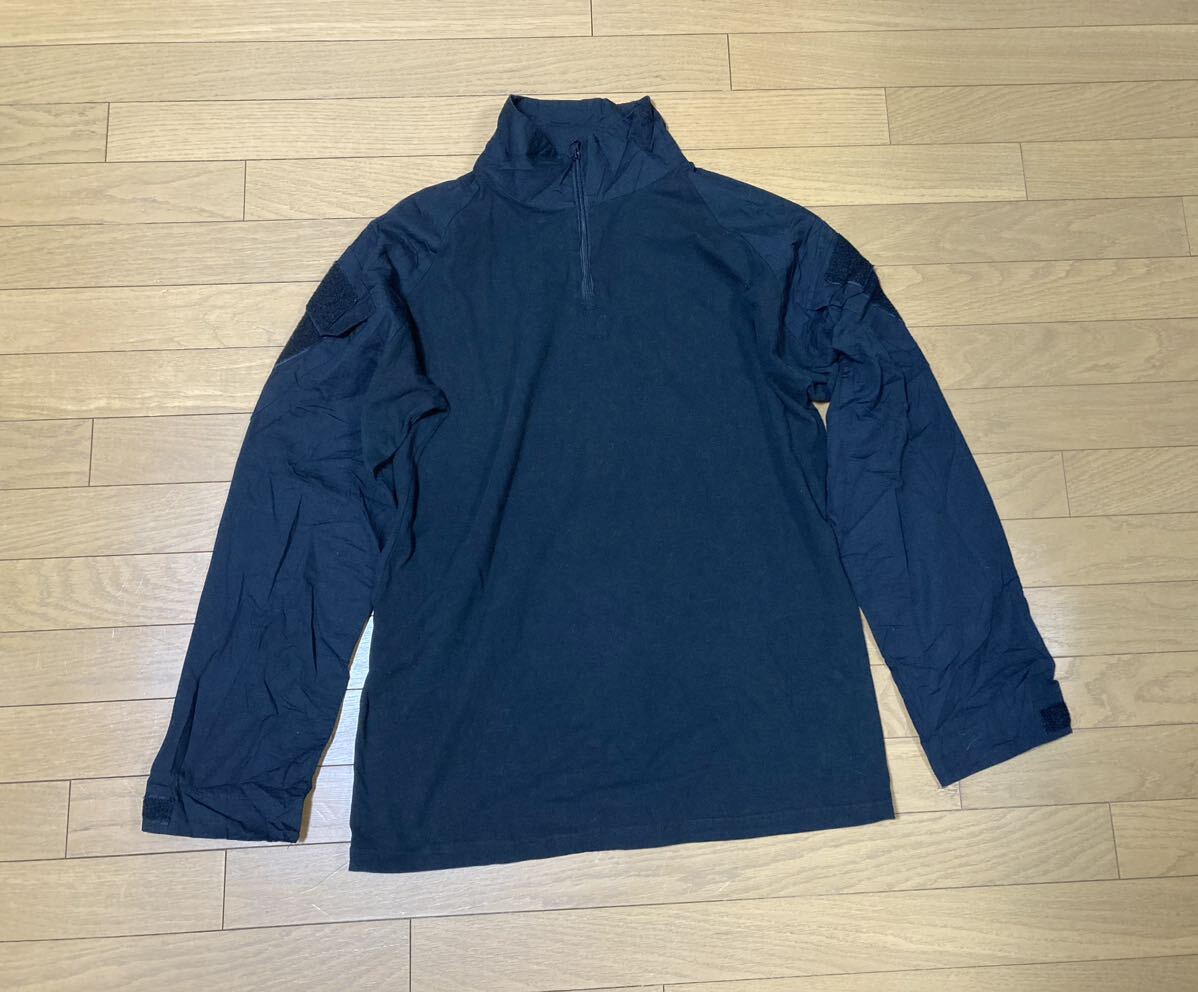 中古 コンバットシャツ ＸLサイズ ブラック 迷彩服 BDU タクティカル コンシャツ サバゲー 装備 ミリタリーの画像1