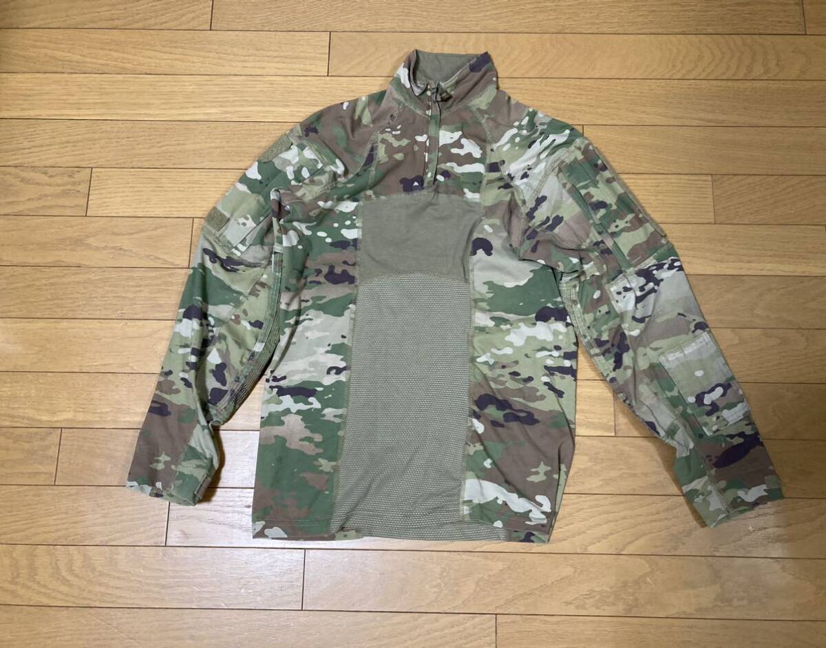 米軍放出品 コンバットシャツ XSサイズ マルチカム 迷彩服 BDU タクティカル コンシャツ サバゲー 装備 ミリタリーの画像1