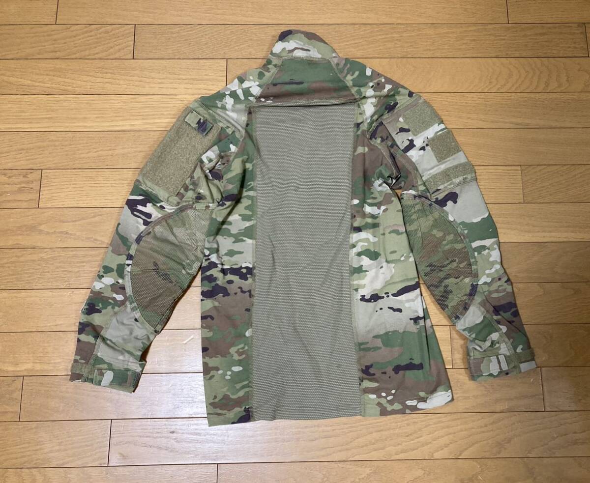 米軍放出品 コンバットシャツ XSサイズ マルチカム 迷彩服 BDU タクティカル コンシャツ サバゲー 装備 ミリタリーの画像2