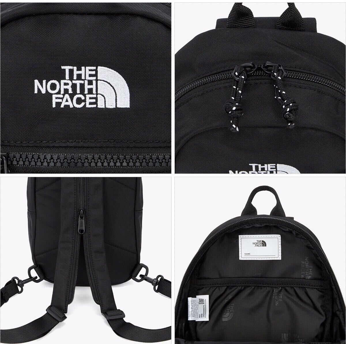 THE NORTH FACE ノースフェイス キッズ ワンウェイ ボディバッグ 2wayバッグ リュック タウンユース 旅行 ブラック 日本未発売_画像3