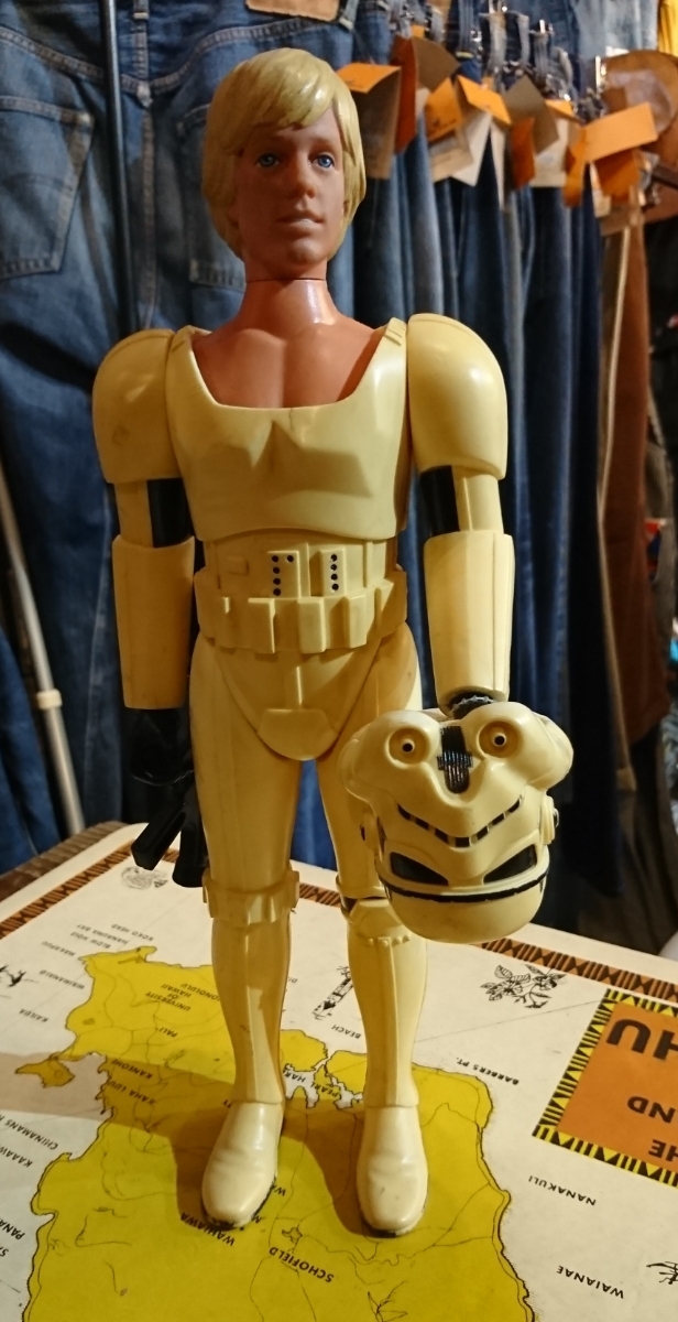 70s vintage starwars luke skymalker imperial stormtrooper out fit 12inc figure Luke Skywalker Stormtrooper 